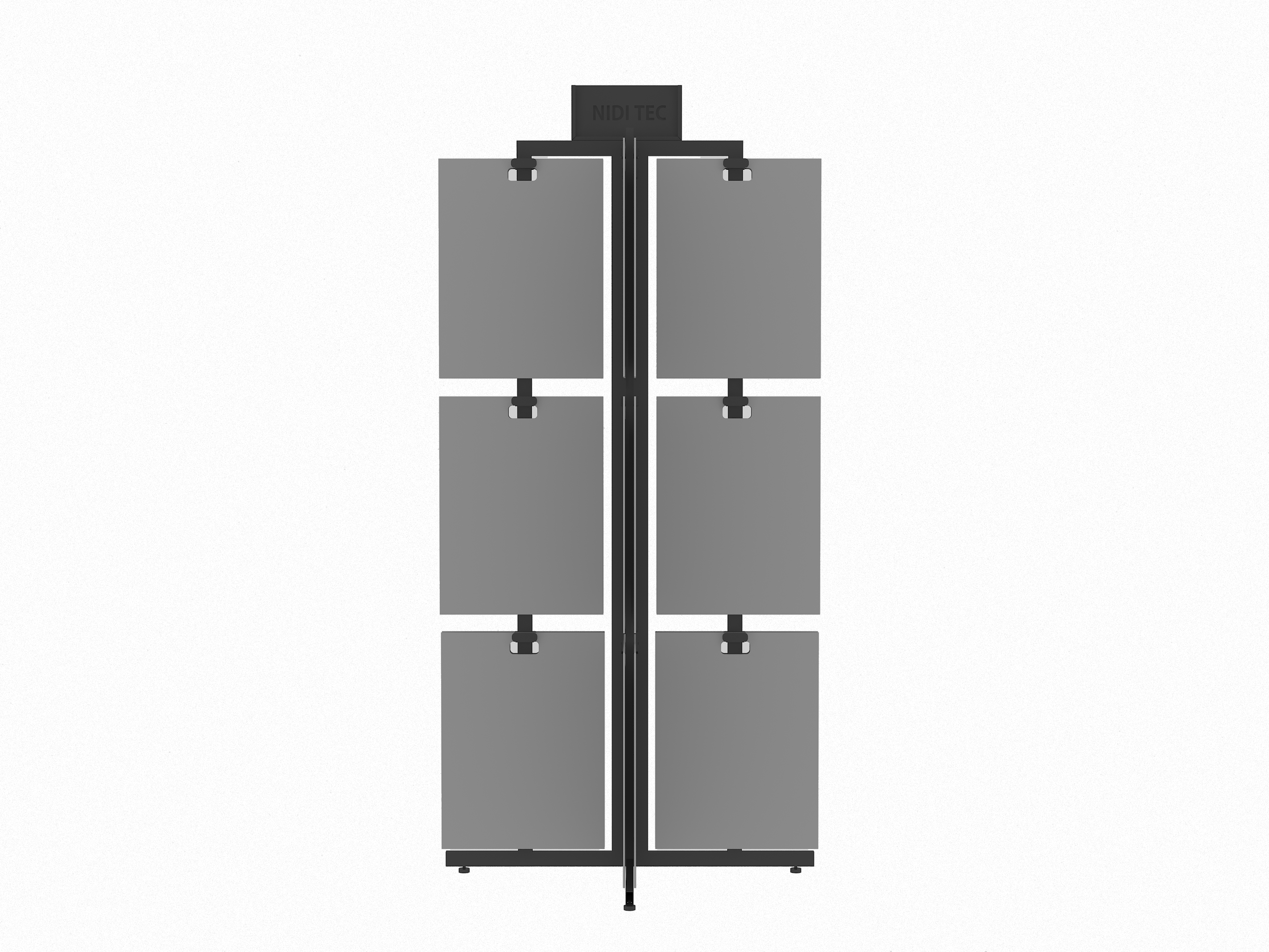 rotate-stone-display-tower-with-MDF-boards-ST-13-2