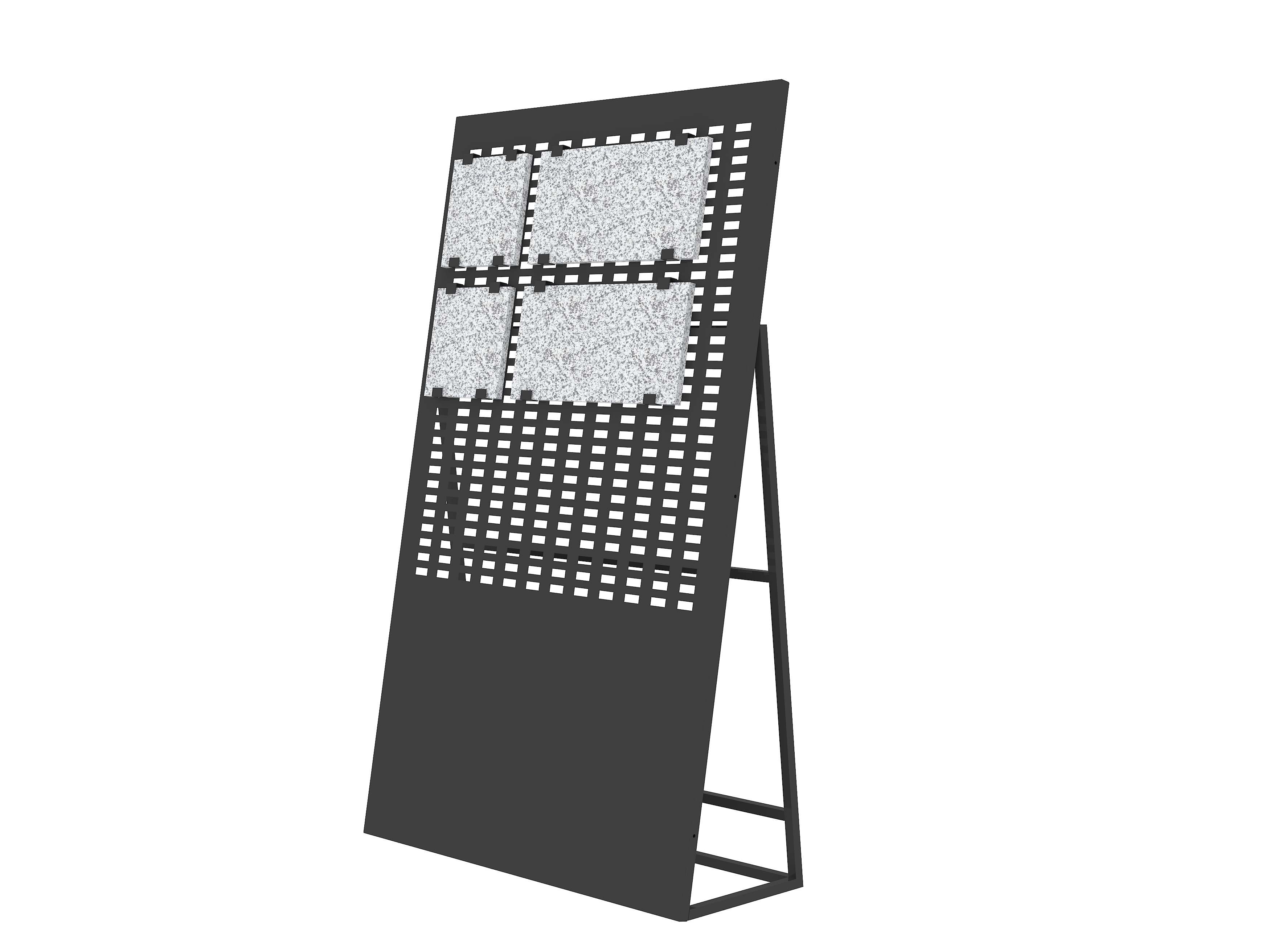 simple-type-stand-granite-sample-display-racks-ST-11-2