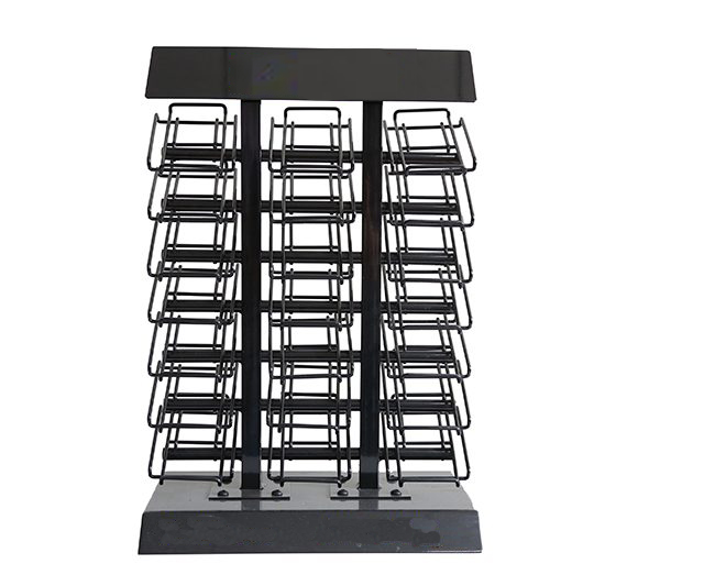 STONE QUARTZ SAMPLE DISPLAY TABLETOP RACK FOR MARBLE