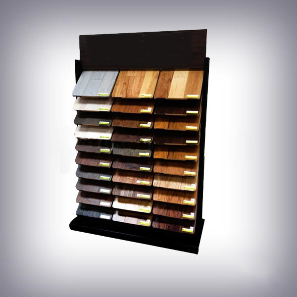 decorative tile display stand carpet display rack ST382 Stone display