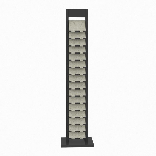 fashionable black metal quartz showroom racks ST-21-1