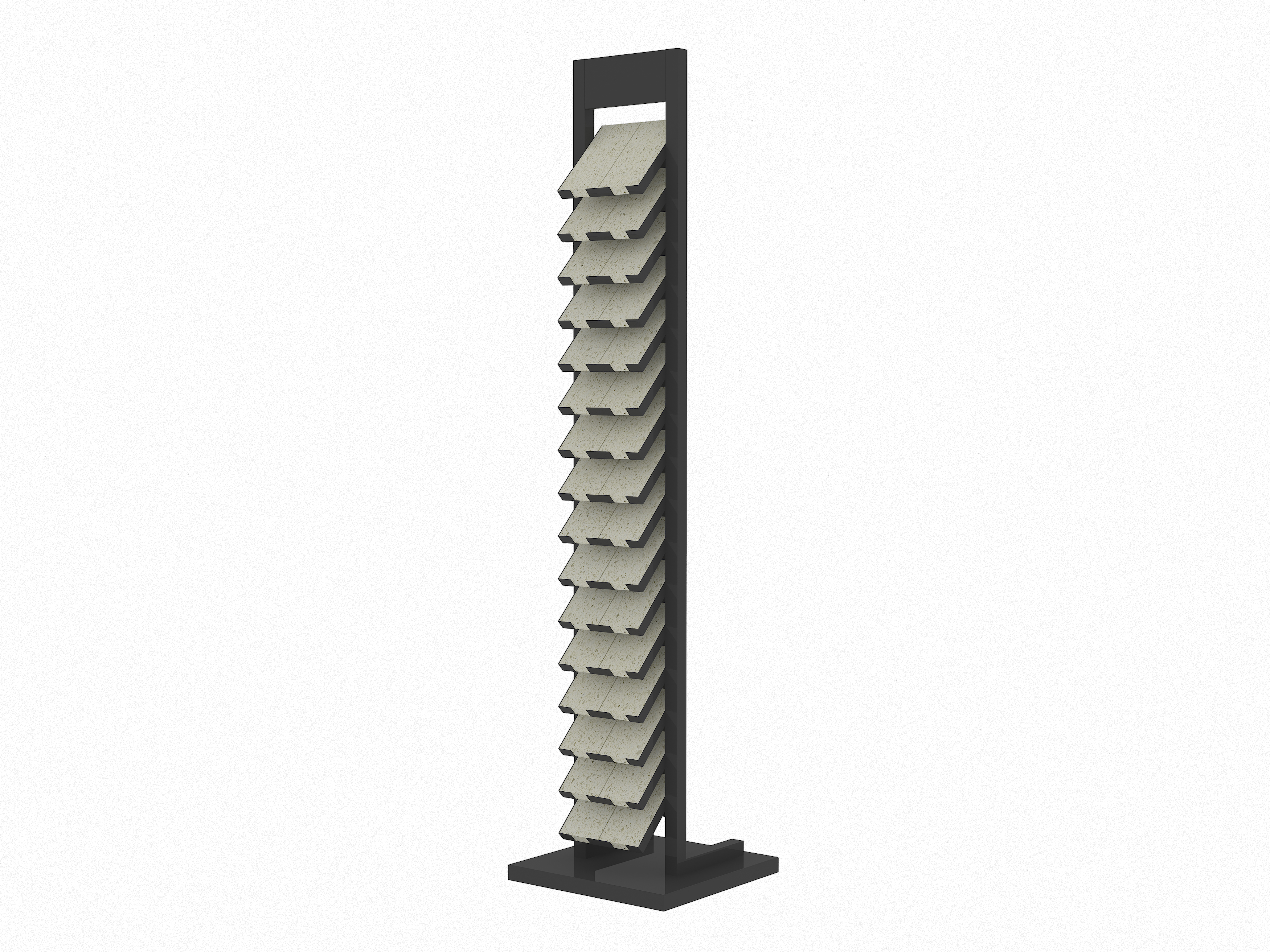 fashionable-black-metal-quartz-showroom-racks-ST-21-2