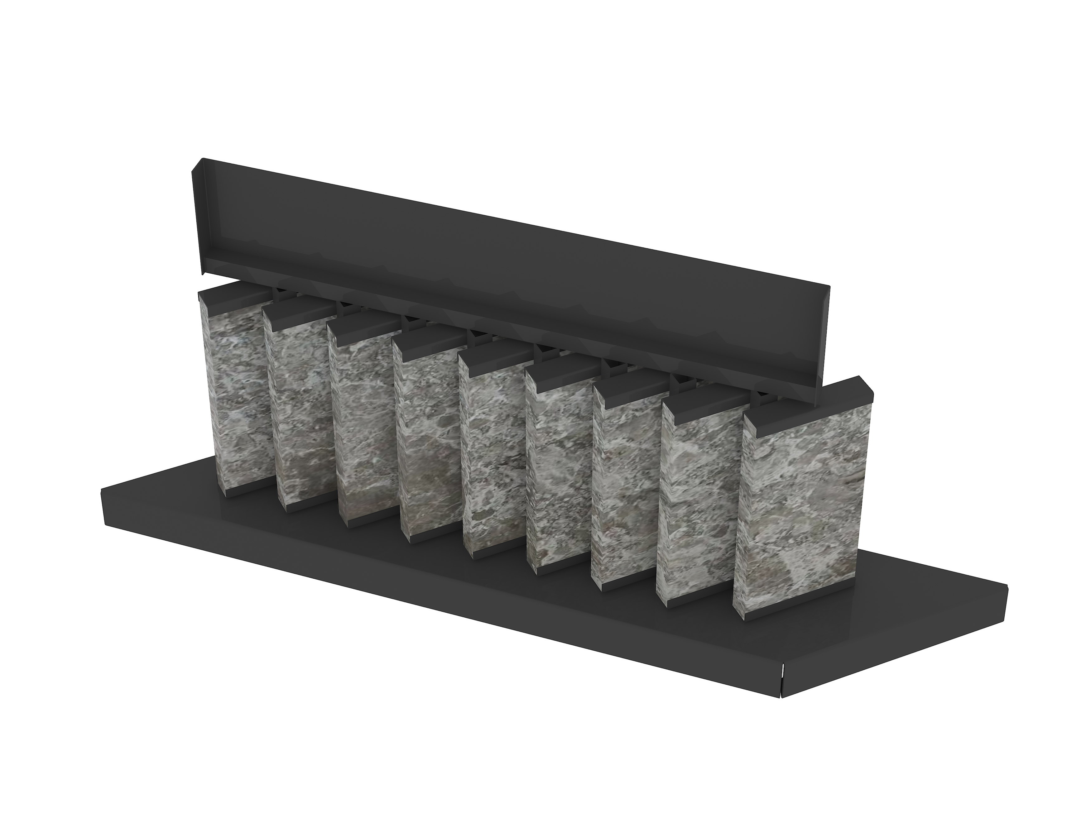 marble display case spinning display racks countertop ST-35-1