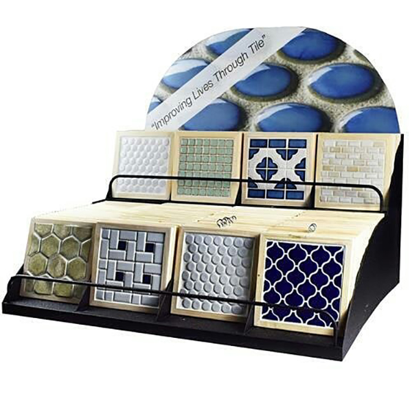 Table Top Display Mosaic Tiles Display Stand ST-155-2