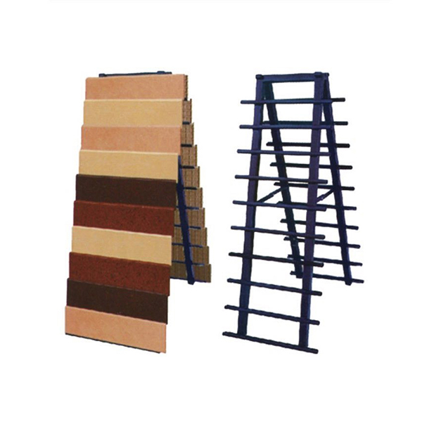 Tile Display Blue Metal Shelf For Exhibition ST-136