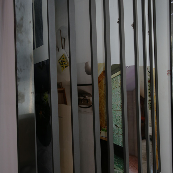 Professional Carpet Display Racks With Metal For Logo Printed ST-194 6